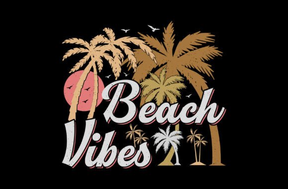 Beach Vibes Summer Sublimation Graphic: Capture Endless Summer
