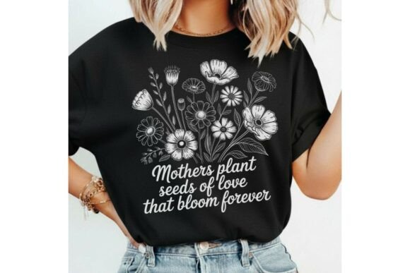 Elegant Mother's Day Design: Seeds of Love Tee