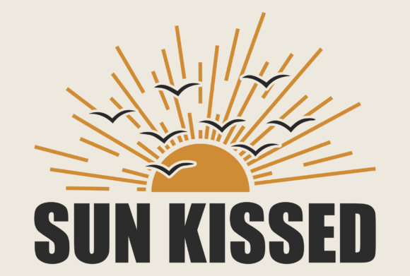 Sun Kissed Retro Sunburst Vector Graphic: A Designer's Guide